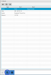 Set Customer defaults