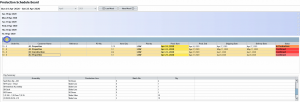 Daily Production Schedule